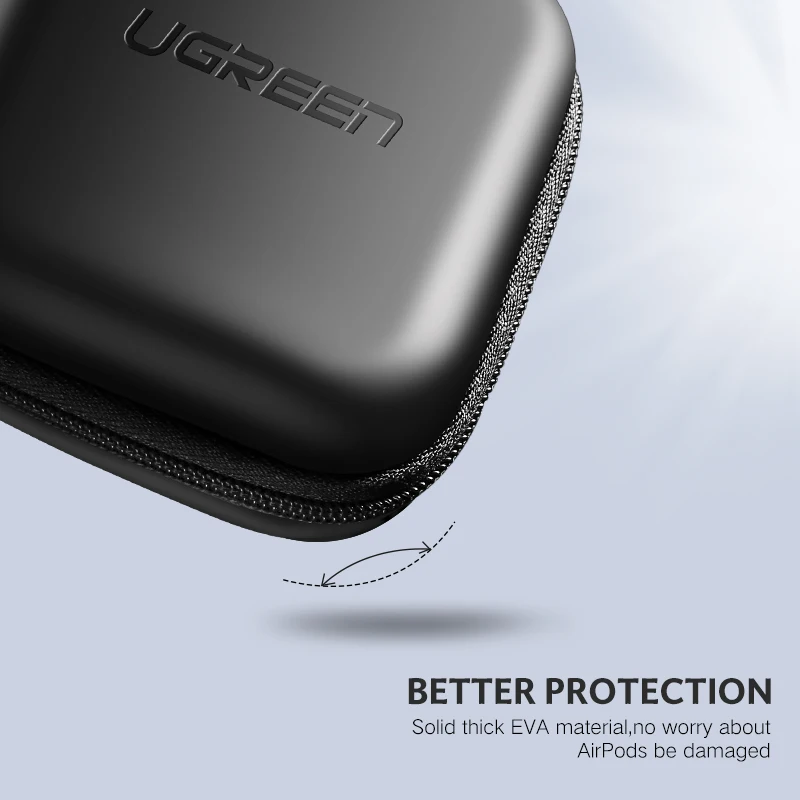  Ugreen Earphone Case Hard Headphone Bag For Airpods Earpods Sennheiser Ear Pads Wireless Bluetooth  - 32812293947