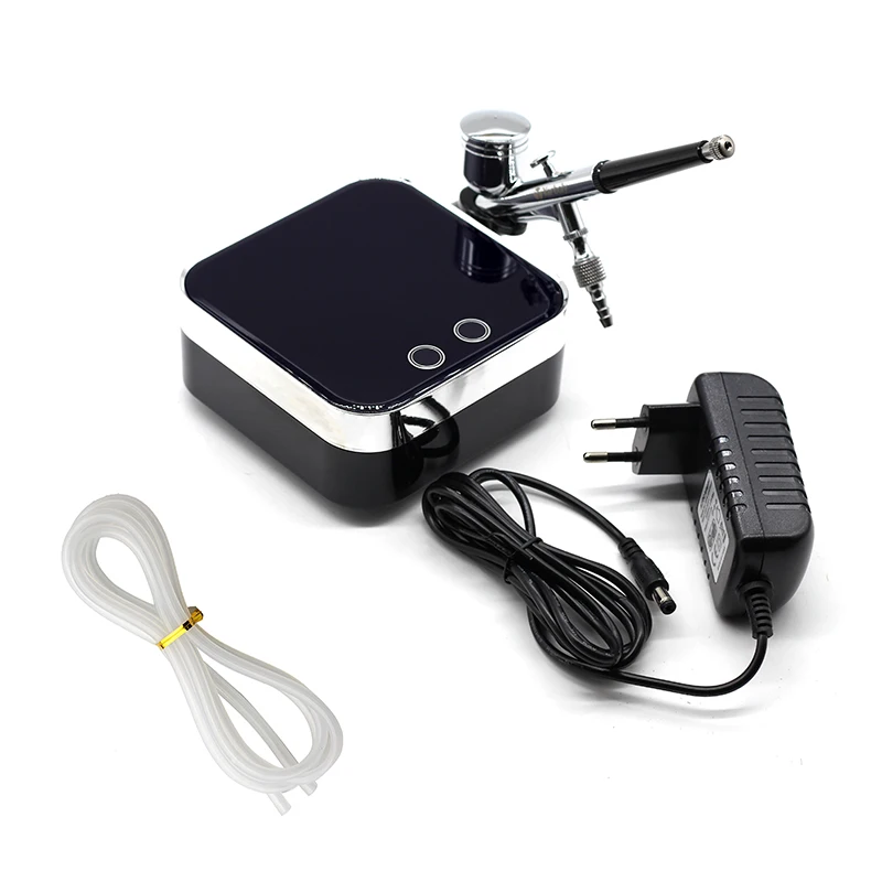 

Mini AirBrush Makeup Air Brush Gun 0.2mm Needle Tattoo Art Set Body Cake Paint Airbrush kit With Compressor Craft Toy