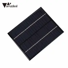 Amzdeal 2 Вт 18 В Смола Панели солнечные модуль Сотовый DIY Батарея Зарядное устройство Высокое качество 136x110 мм поликристаллического кремния солнечного падение доска