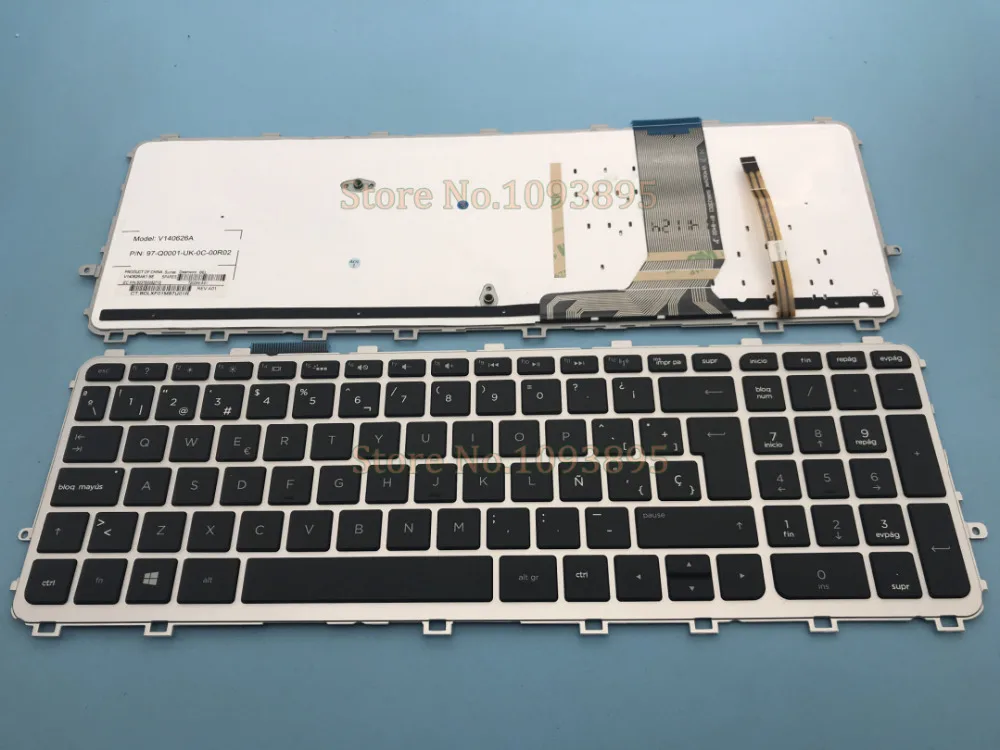 DEUTSCHE Tastatur Silber Kompatibel Mit HP Envy 17-ch1000