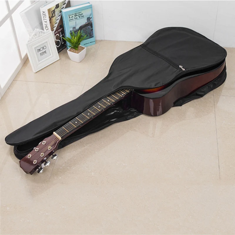 

38 / 41 Inch Acoustic Guitar Storage Bag Waterproof Portable Adjustable Oxford Cloth Handled Holder Case