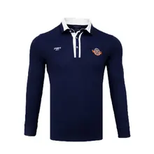 Pgm гольф тренировочные рубашки для мужчин дышащие быстросохнущие рубашки мужские с длинным рукавом стоячий воротник одежда для гольфа AA11837