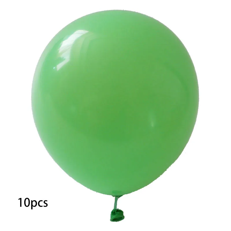 Воздушные шары из фольги в форме кактуса, вечерние украшения, декоративный шар в виде Пустыни на день рождения, Свадебные Летние вечерние принадлежности в мексиканском стиле на день рождения - Цвет: 10pcs green latex