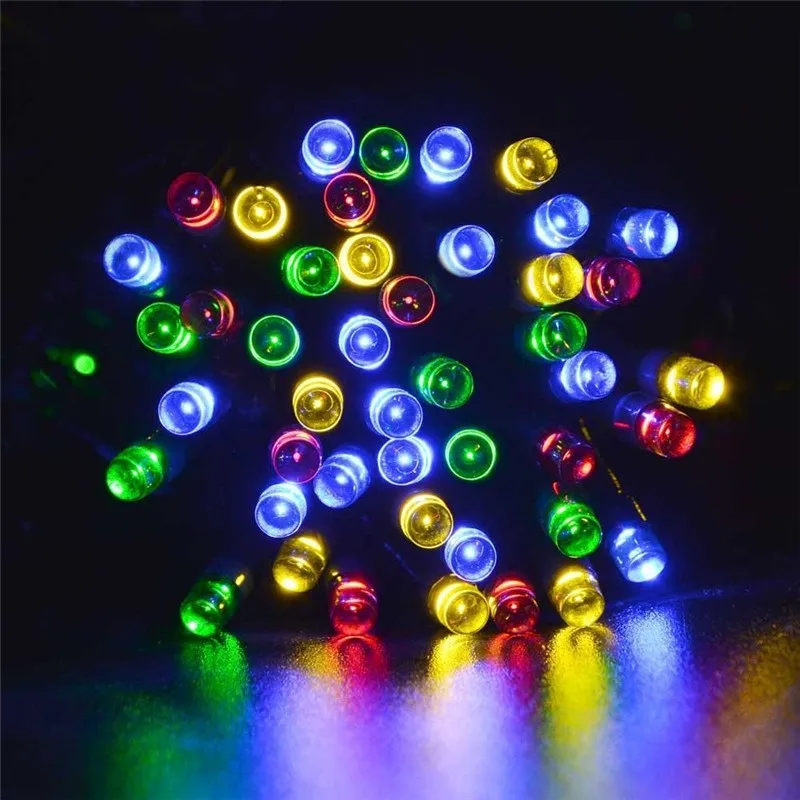 lederTEK Solar Christmas Lights Powered Fairy String Lights 39ft 12m (5)