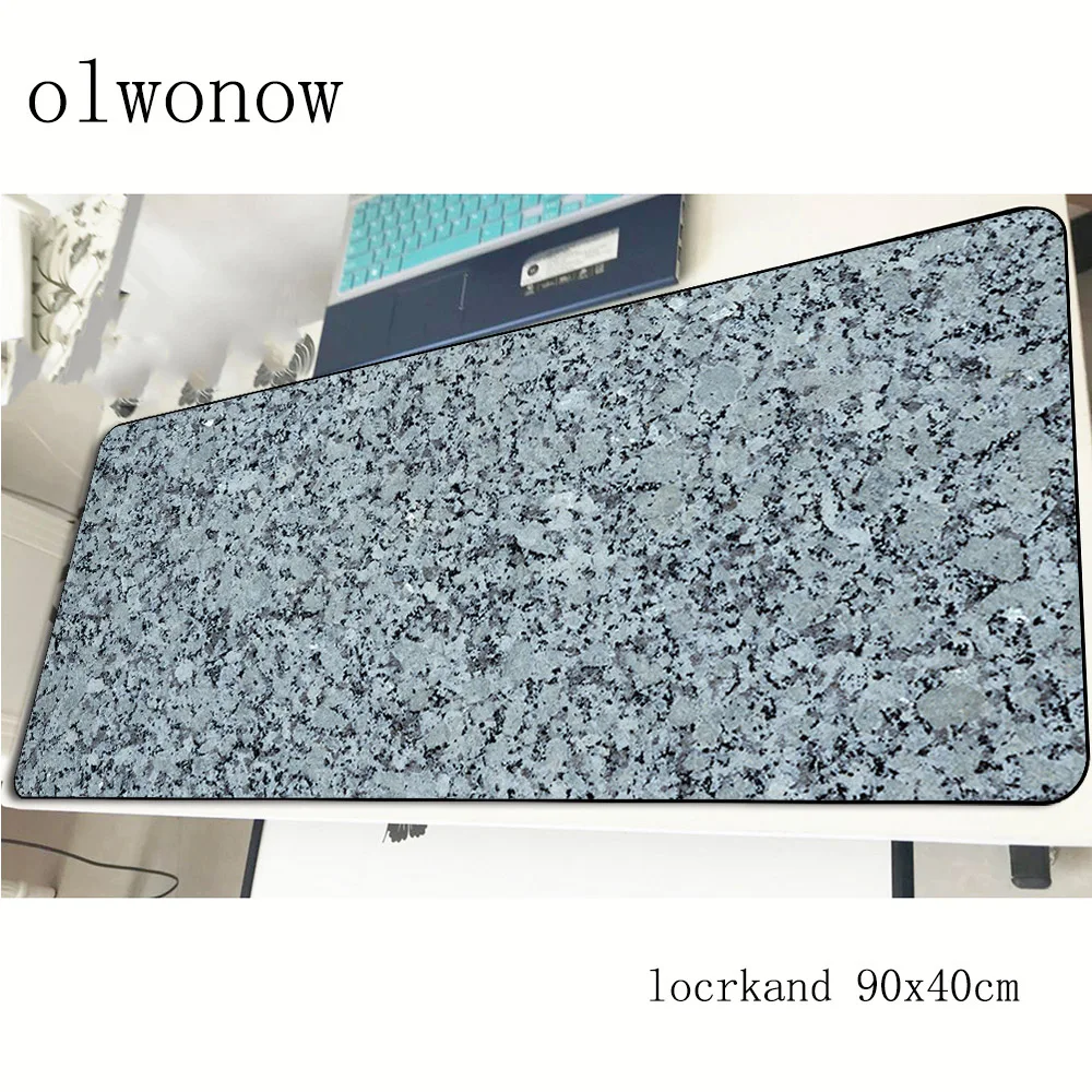  Large Hot Sales Creative Marble Color 900*400*2mm Speed Version Gaming Mouse Pad Mat For Laptop Com