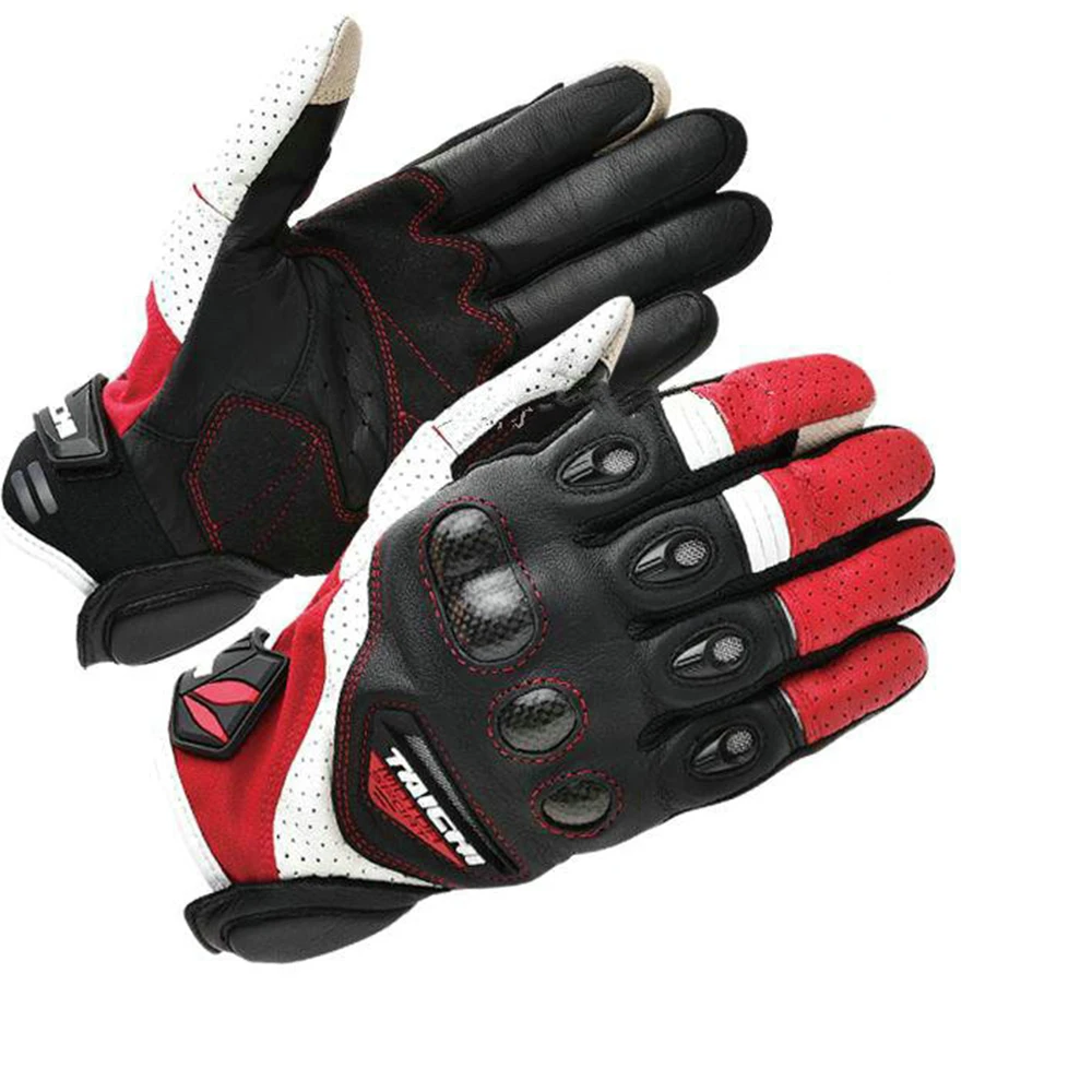 RST417 Velocity Leather Mesh Gloves Riding Dirt Bike Offroad Scooter