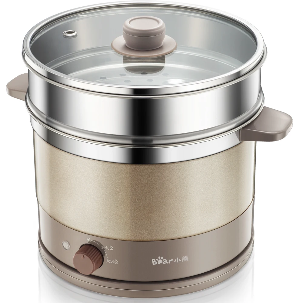 

Bear DRG-C18A1 Multifunction Electric Cooker Electric Steamer High Capacity Cooking Pot Mini Electric Cooker
