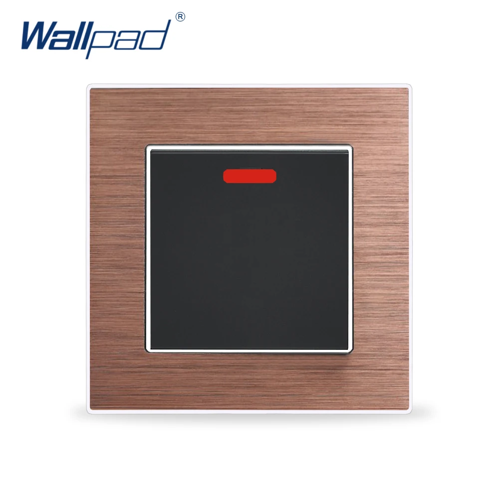 Новое поступление 20A переключатель водонагревателя Wallpad роскошный светодиодный