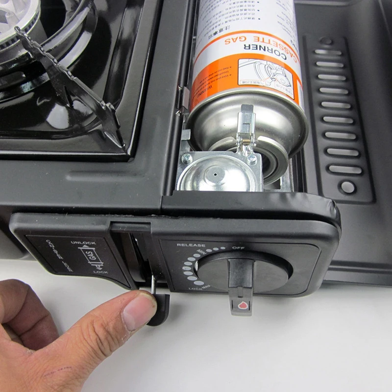  Outdoor Portable Cassette Gas Stove Camping Cassette Gas Stove Camping Hiking Travel Cooker