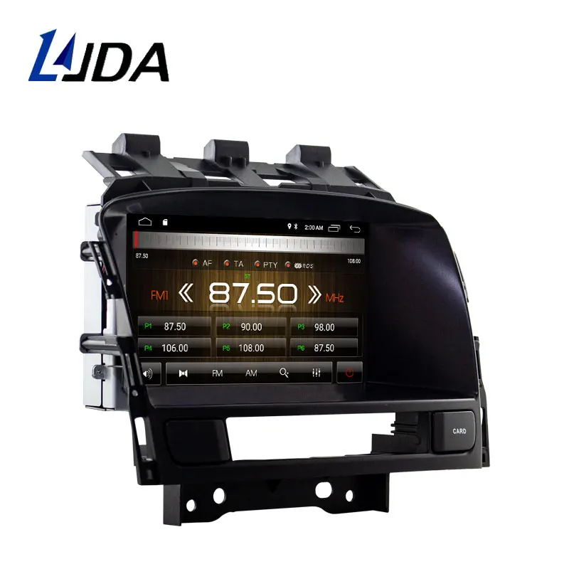  LJDA Android 10.0 Car DVD Player For Buick Verano Vauxhall Opel Astra J GPS Navigation 2 Din Car Ra