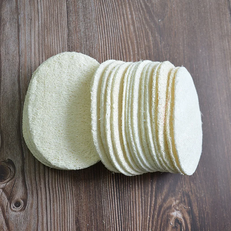 

4Pcs Natural Loofah Luffa Loofa Bath Body Shower Sponge Scrubber