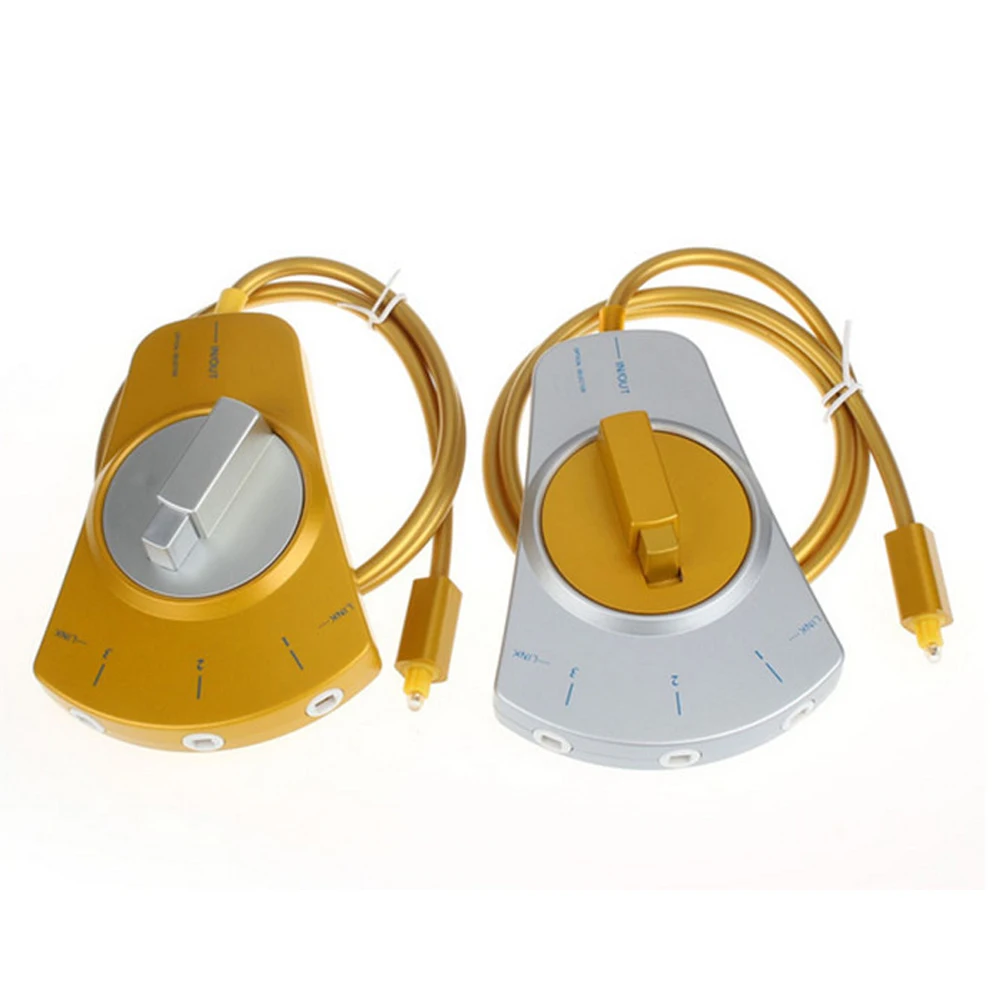 EMK Optical Switcher fiber 3 to1 cable Digital Optical Audio Switcher