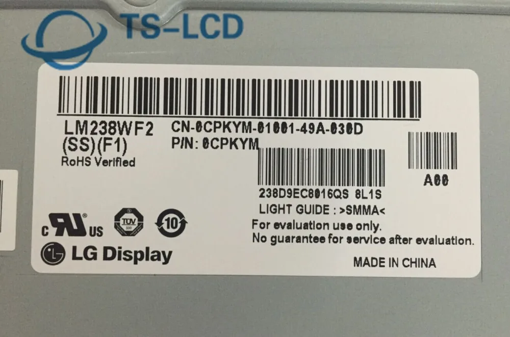 Протестированный класса А с лакированным+ хорошее качество 23,8 дюймов LM238WF2-SSF1 LM238WF2 SSF1 LM238WF2(SS)(F1) ЖК-панель один год гарантии