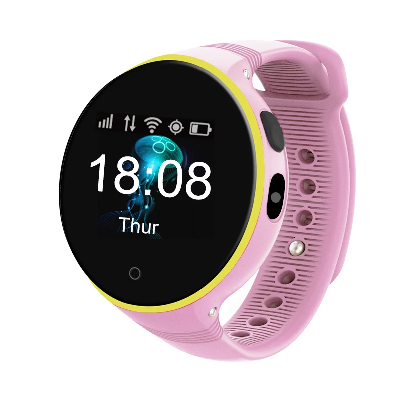 

Mini GPS tracker GPS watch S669 for Kids With SOS Emergency Anti Lost Smart Mobile Phone App Bracelet Wristband 3 Color