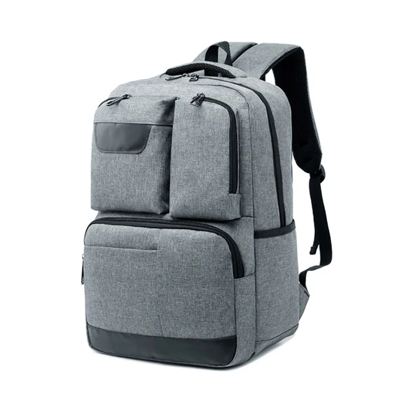 Men laptop shoulder bag travel casual backpack durable polyester school book bag male bolsa