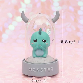 

Creative Girl Heart Happiness Little Monster Star Lights Ornaments Lover Gift Sky City Music Boxes Desktop Crafts Birthday Gifts