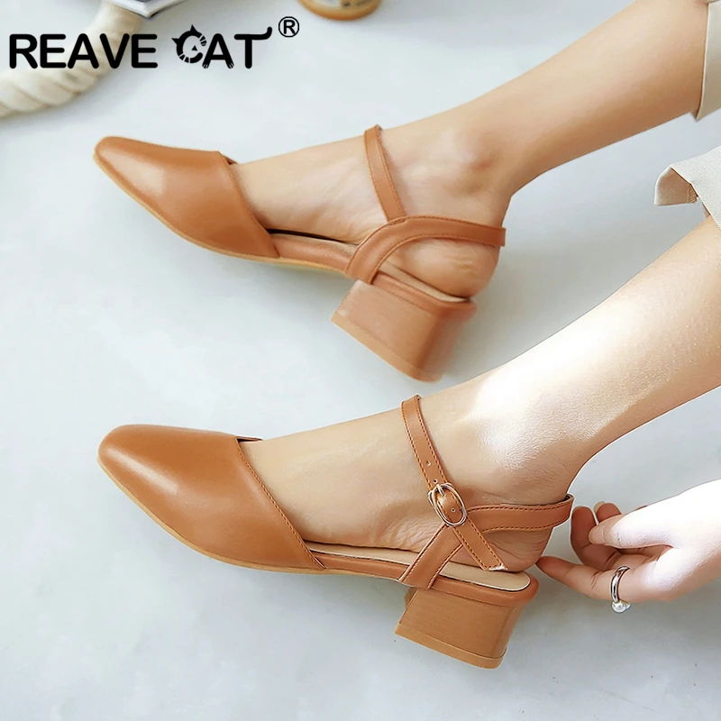 cat heel sandals