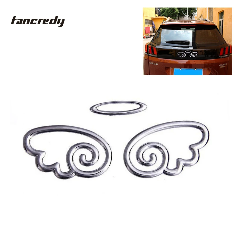 Angel Wings Sticker Car Styling Car Logo Emblem Badge Decoration Auto
