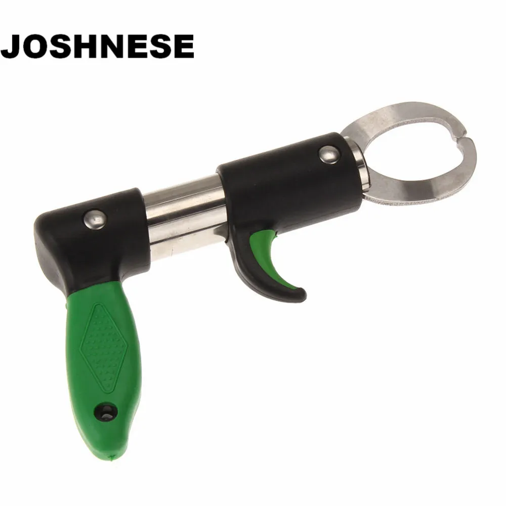 

JOSHNESE Portable Stainless Steel Fish Lip Grip with Digital Scale Strong Professional For Fishing Gripper Trigger For Fisherman