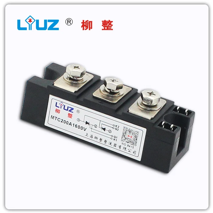 

[ZOB] RELAY Silicon controlled silicon module MTC200A1600V small thyristor module - - rectifier -z --2pcs/lot