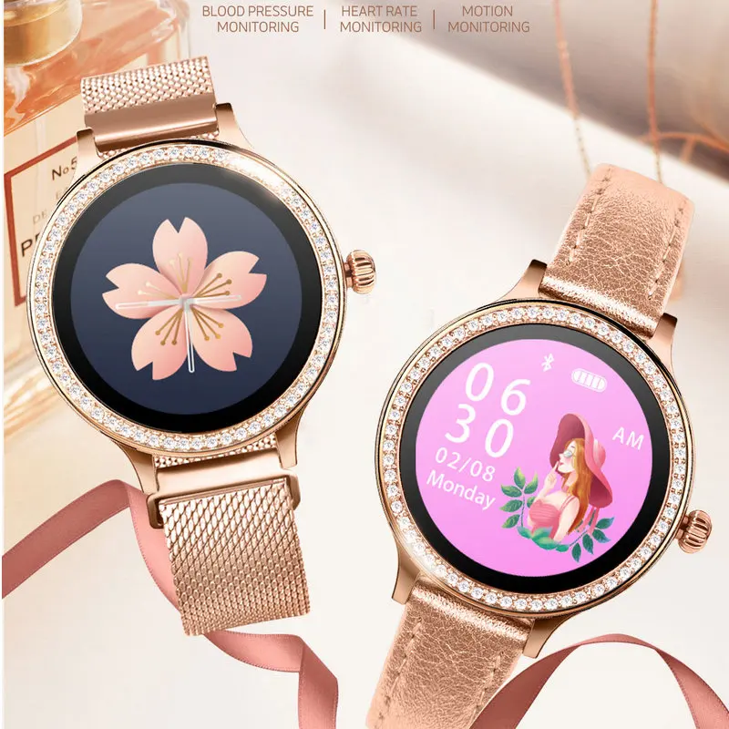 M8 Смарт часы для женщин браслет IP68 водонепроницаемый леди смарт-браслет монитор сердечного ритма фитнес-трекер здоровья браслет наручные часы