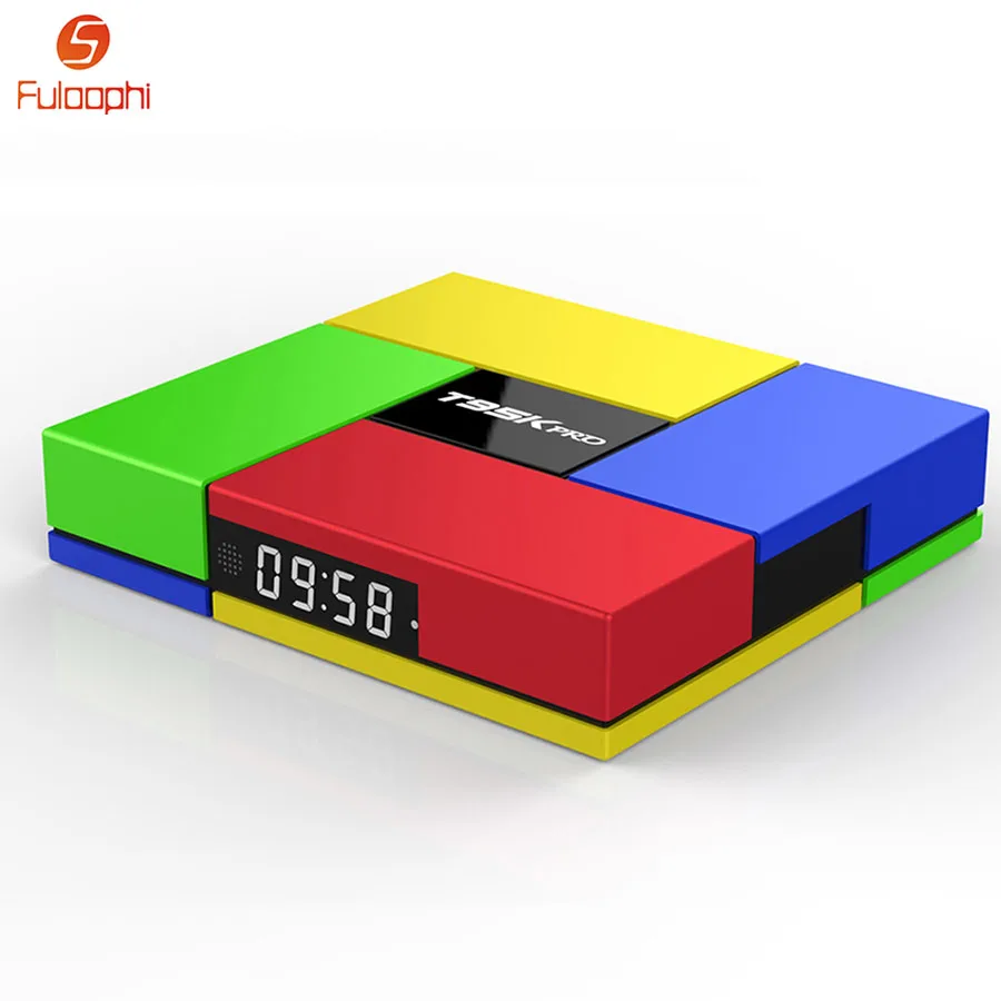 

Fuloophi Amlogic S912 Octa-core Set-top Boxes Dual Wifi 2.4G 5G Bluetooth Android Box HD TV Receiver T95K Pro 2G 16G