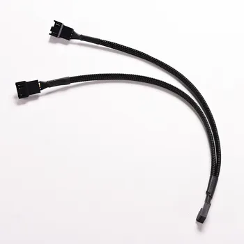 

AT 4 Pin PWM Splitter Cable 4Pin PWM Female To 3/4 Pin PWM Adapter Cable for Computer CPU Case Fan Sleeved Adapter Power Cable