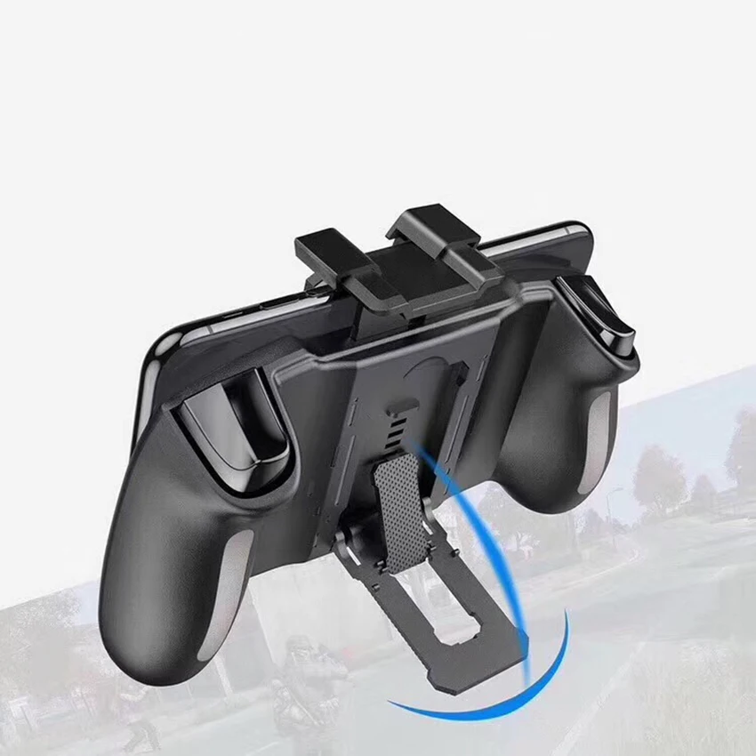 3in1 PUBG Controller Phone Gamepad Trigger Fire Button Aim Key Buttons Smartphone Mobile Games L1R1