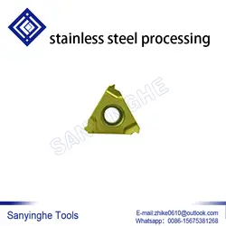 Бесплатная доставка, Высокое качество 10 шт./лот 8NPT 16NR/8NPT 16ER cnc карбида обращаясь вставками резьбовые вставки для нержавеющая сталь