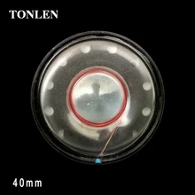 TONLON HiFi Headphone Speaker Accessories 40mm Headset Polymer Liquid Crystal Diaphragm Full Frequency Headset Speaker Unit 1pcs