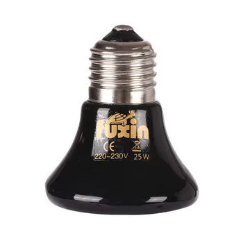 

Pet Heating lamp Black Infrared Ceramic Emitter Heat Light Bulb Pet Brooder Chickens Reptile Lamp 25W 50W 75W 100W 220-240V