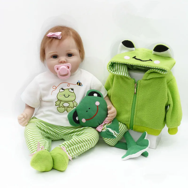 

Lifelike Reborn Dolls 22 Inch 55cm Realistic Soft Vinyl Bebe Reborn Dolls Kid's Birthday Christmas Gift Juguetes Brinquedos Toys