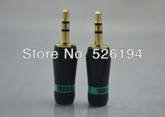 10 шт. YABAO 3,5 мм штекер позолоченный Тип припоя адаптер GY-3.5GB