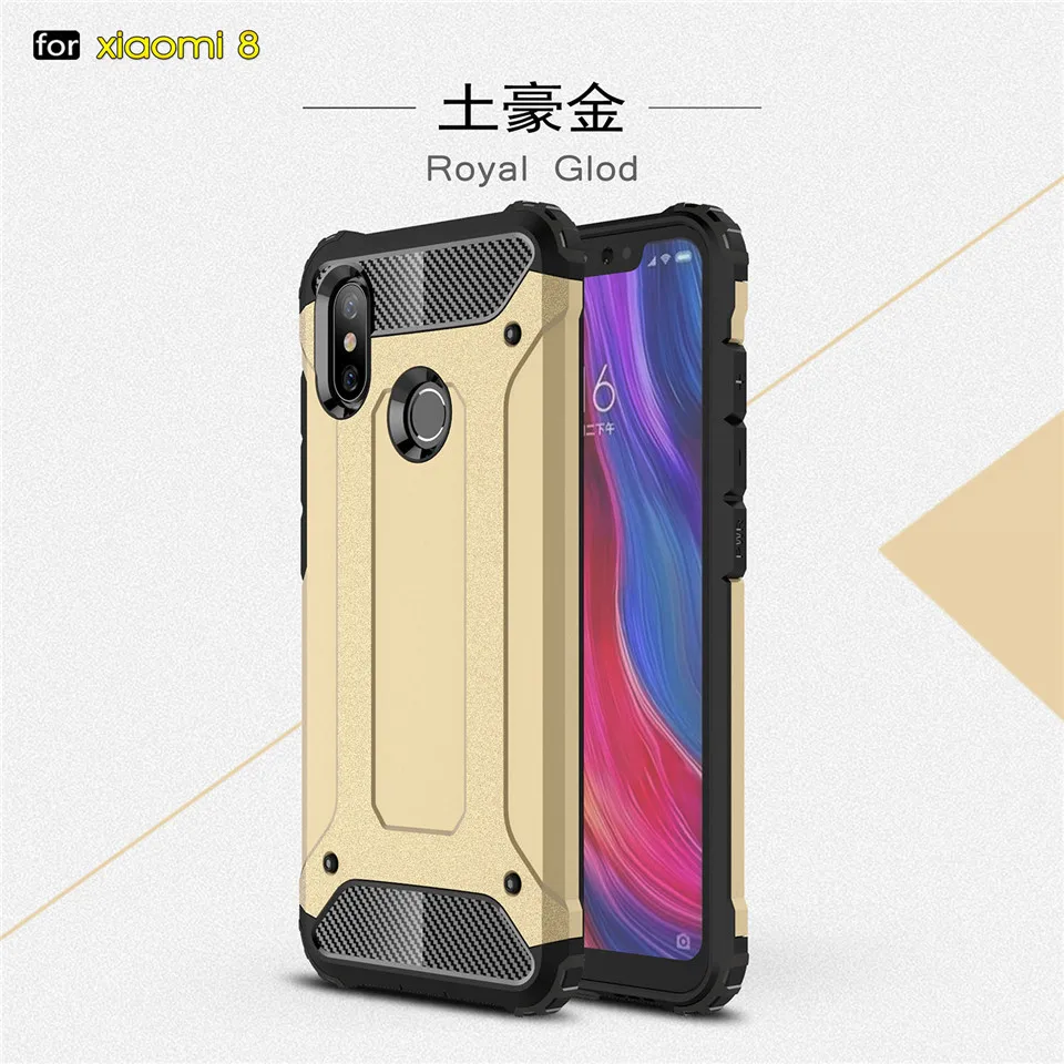 MLLSE Strong Hybrid Tough Shockproof Armor Phone Back Case For Xiaomi Mi8 SE Mix2S Mi5X 6X Redmi 5A Note 5A Rugged Impact Cover (18)