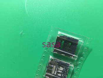 

50pcs/lot Free shipping Replacement original for Samsung Galaxy S6 sim card reader socket slot contact G920 G920A G920V G920P