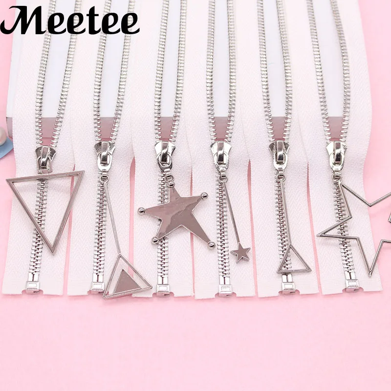 Meetee 5# открытые металлические молнии DIY эко-молния для шитья пуховая сумка куртка молния одежда декоративные аксессуары