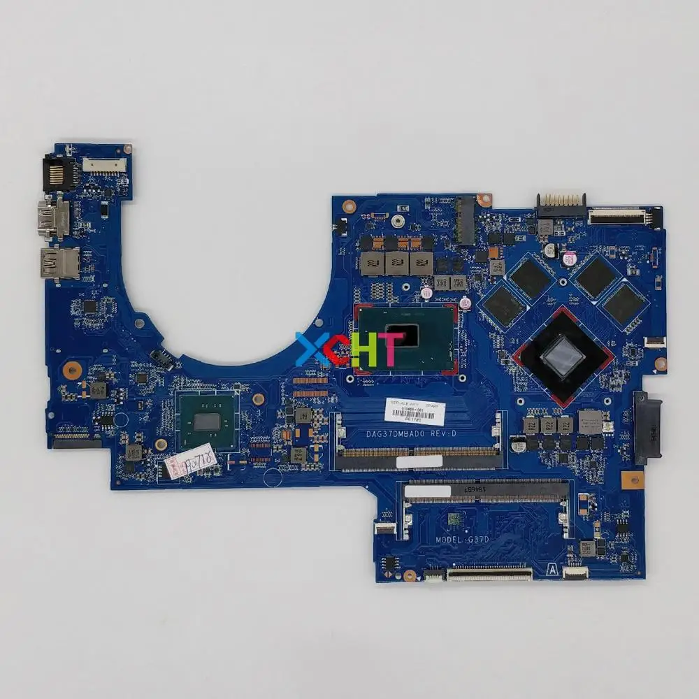 

915469-601 915469-001 w 1050/4GB GPU w i5-7300HQ CPU for HP Pavilion Notebook 17-ab 17-W Series 17T-AB200 PC Laptop Motherboard