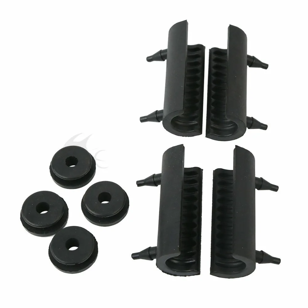 

Rubber Grommet Support Cushion Saddlebag For Harley Touring Street Glide Black FLT FLHT FLHTCU 2014-18