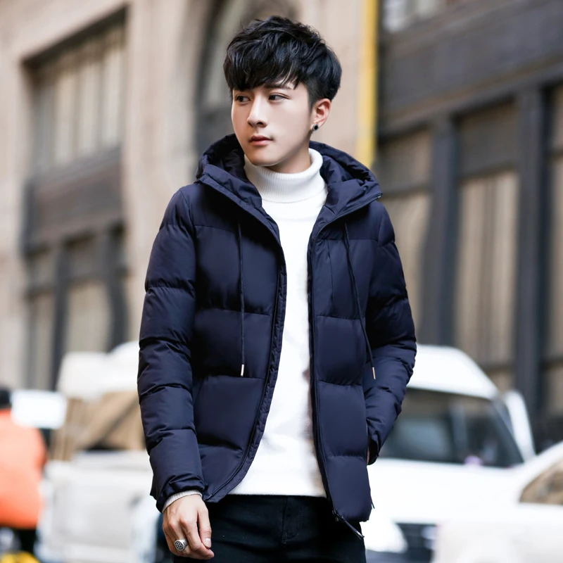 Winter Jacket Men Warm Padded Hooded Overcoat Fashion Casual Brand Down Parka Male Jacket And Coat 4