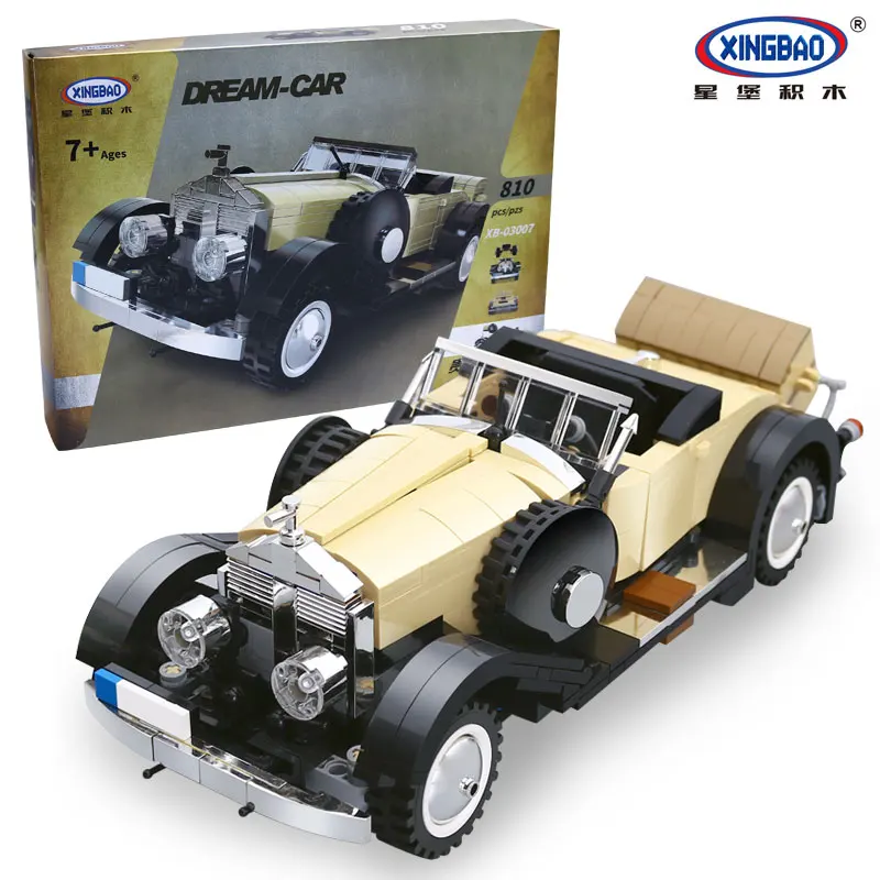 

XingBao 03007 810Pcs Creative MOC Technic Series The Rolls-Royce Noble Set Children Educational Building Blocks Bricks LegoINGys