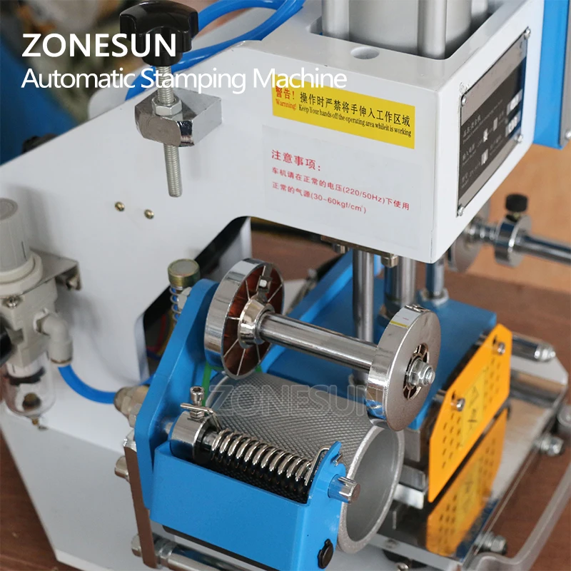 ZONESUN ZY 819 A пневматический штамповочный станок принтер для печати кожаных