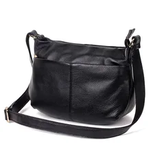 Elegant elegance women messenger bags Casual leather folds design Quality Cowhide fabrics Simple crossbody bags for women bag