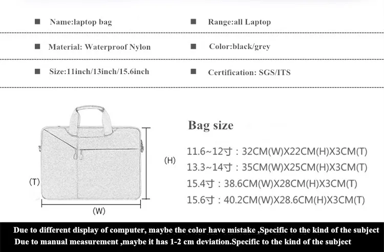 Сумка для ноутбука, водонепроницаемый чехол для ноутбука lenovo hp acer Dell Macbook 11 13 14 15,6 дюймов, мягкий чехол для Pro