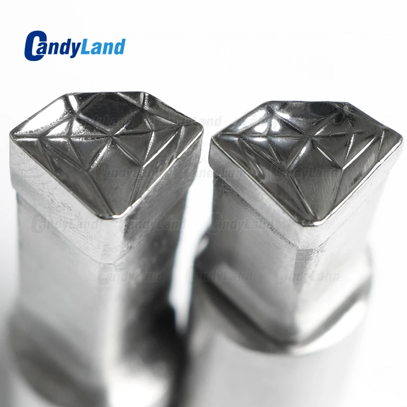 

CandyLand Diamond Milk Tablet Die 3D Punch Press Mold Candy Punching Die Custom Logo Calcium Tablet Punch Die For TDP5 Machine