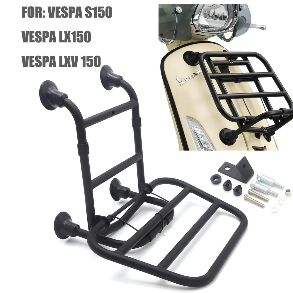 

For Piaggio Vespa S150 LX150 LXV150 2014-2018 Front Luggage Rack Bracket Motorcycle Parts