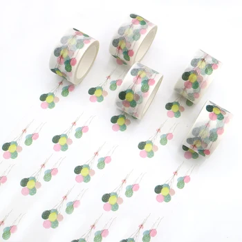 

1 PCS Lovely Balloon Washi Tape DIY Decoration Scrapbooking Planner Masking Tape Adhesive Tape Kawaii Stationery 7m*25mm