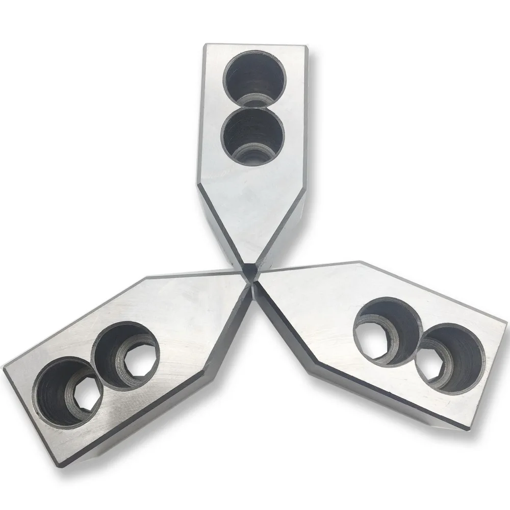 MZG 5 8 10 12 inch 60 Degree Standard Hollow Soft Jaw for CNC Lathe