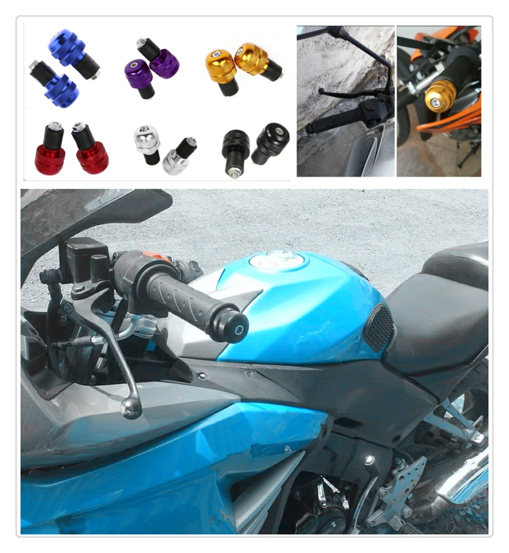 7/8 дюйма 22 мм заглушка для мотоциклетного руля заглушки SUZUKI S HAYABUSA GSXR1300 M DL650 V