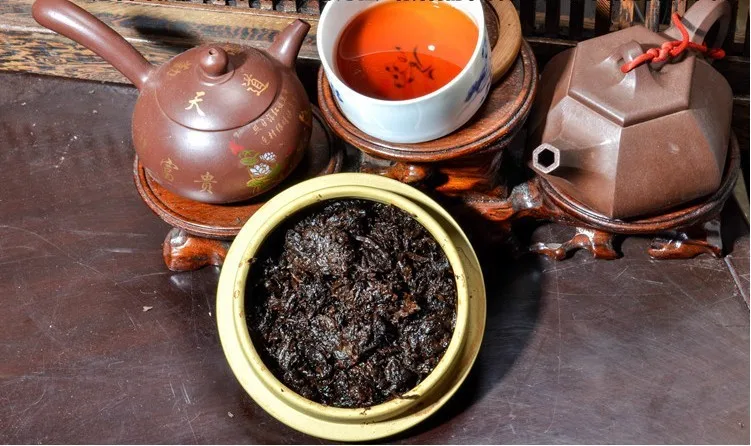  250g premium 40 years old Chinese yunnan puer tea puer tea pu er tea puerh China slimming green food for health care wholesale 