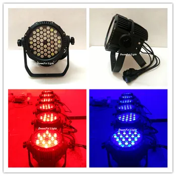 

6pcs/lot dj lighting par led rgbw led par outdoor decoration par led 54x3w